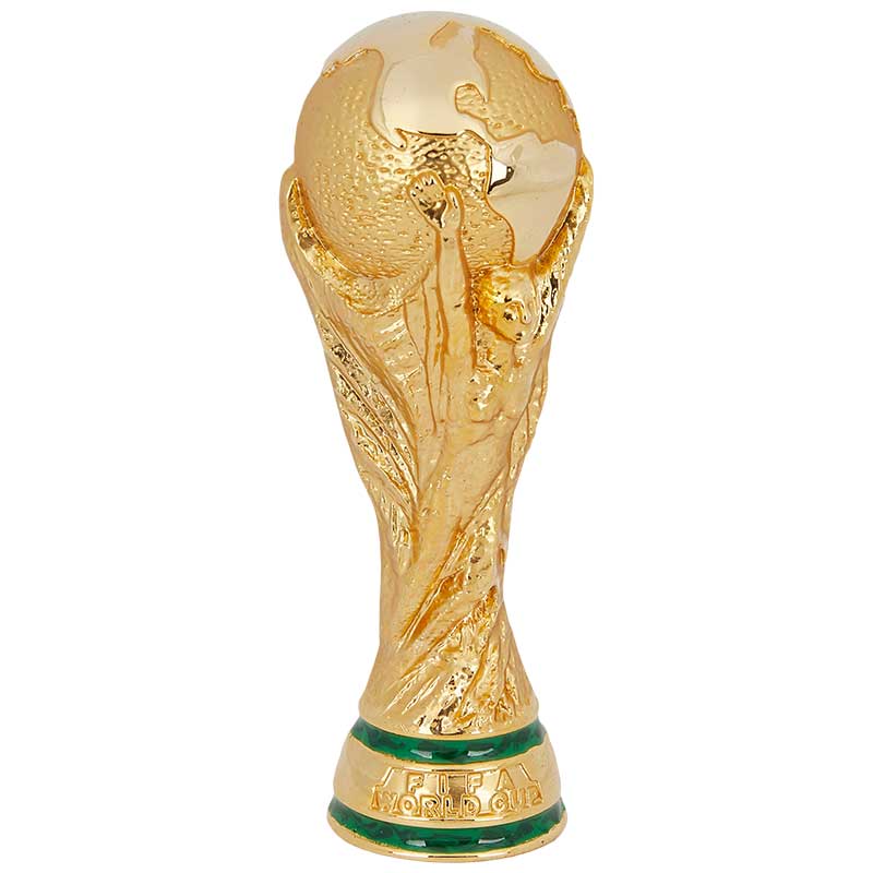 Stop dreaming about it and get your bare hands on your very own version of the FIFA World Cup 100mm gold-plated championship trophy.