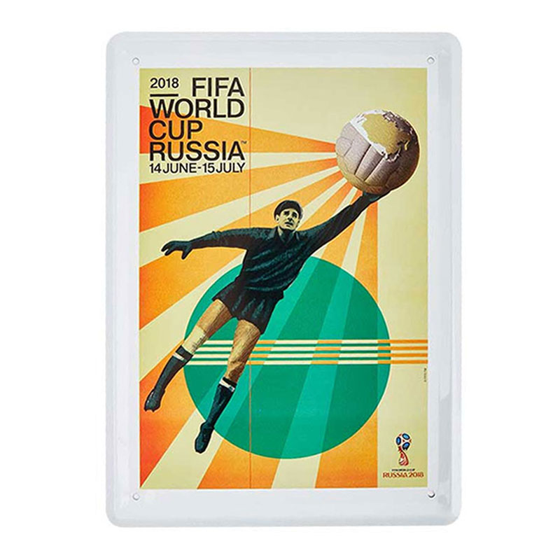 Add to your home decor by putting up a 2018 FIFA World Cup poster played by Russia that spanned from June 14th to July 15th.
